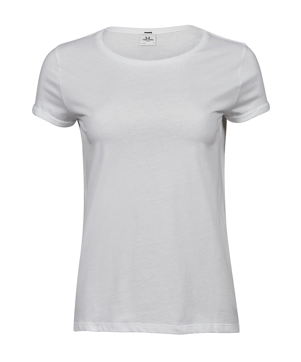 Tee Jays Women’s Roll-up Tee (5063) – Custom Embroidered & Printed T-Shirts