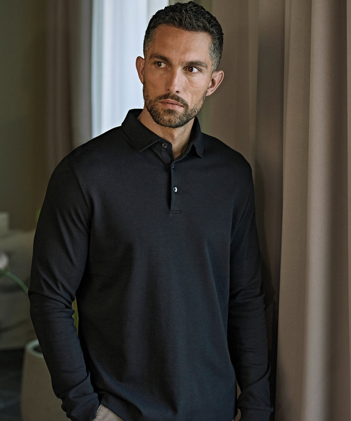 Tee Jays Pima Cotton Long-sleeve Polo (1442)