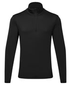 Men's TriDri® Recycled Long Sleeve Brushed Back ¼ Zip Garment – Custom Embroidered & Printed Sports Overtops