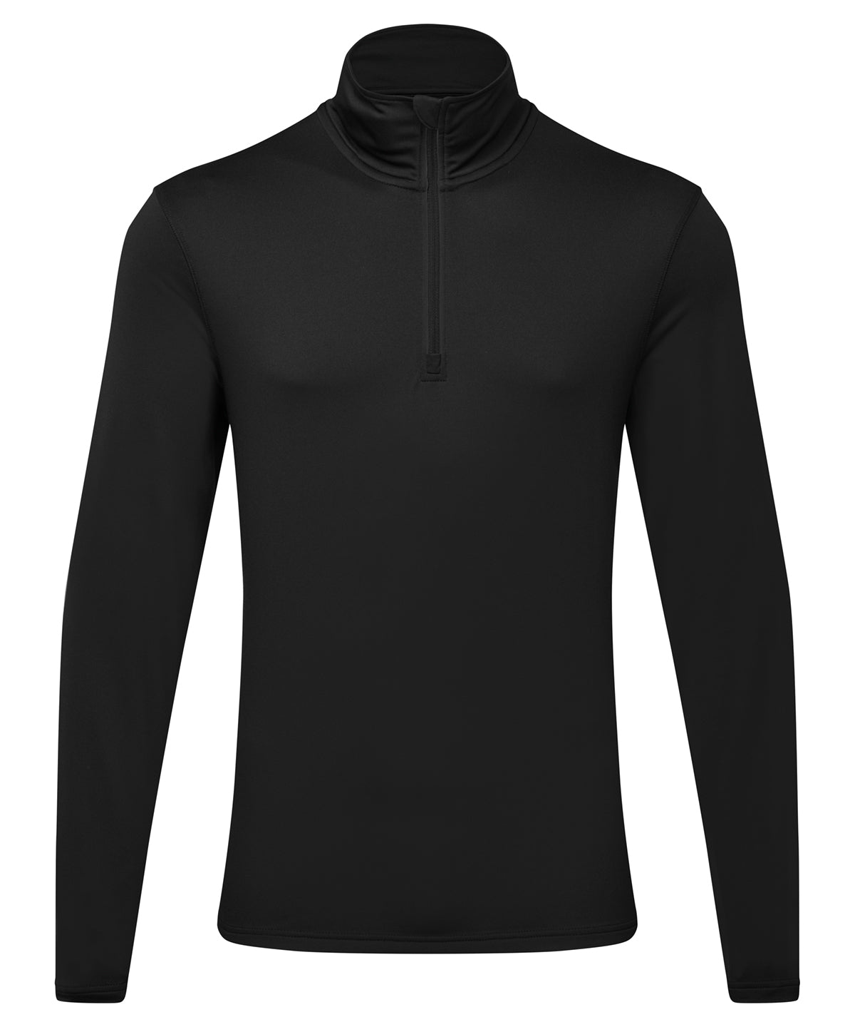 Men's TriDri® Recycled Long Sleeve Brushed Back ¼ Zip Garment – Custom Embroidered & Printed Sports Overtops