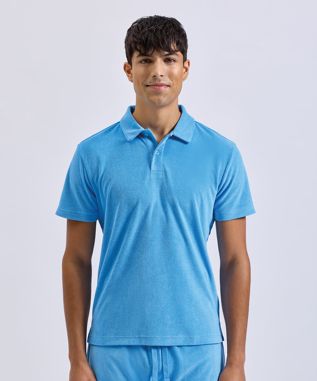 Wombat Men’s Terry Polo Shirt