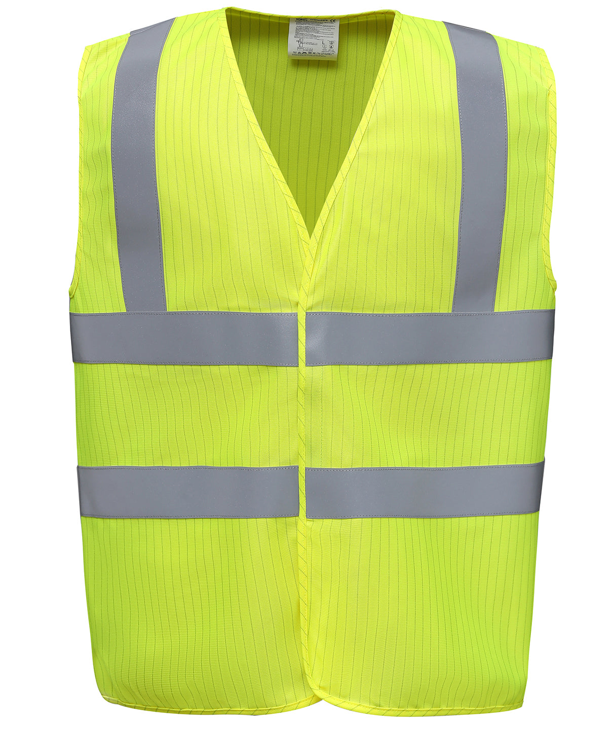 Yoko Hi-vis Flame-retardant Anti-static Waistcoat (HVW100ASFR) Garment – Custom Embroidered & Printed Safety Vests