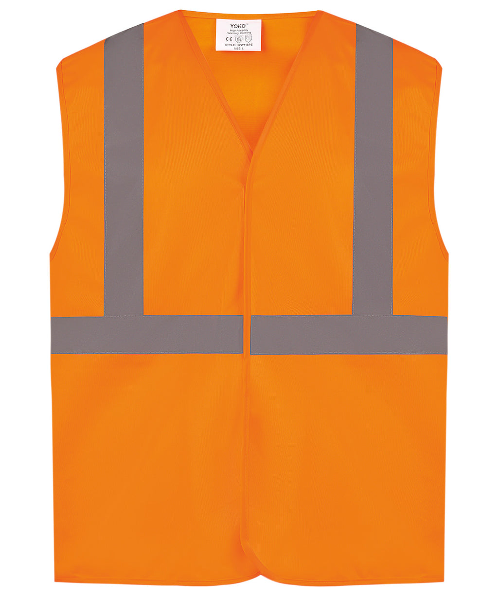 Yoko Hi-vis Railway Waistcoat Class 2 (HVW118PE) Garment