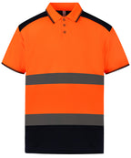 Yoko Hi-vis Two-tone Polo Shirt (HVJ220) – Custom Embroidered & Printed Polo Shirts