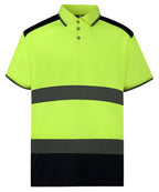 Yoko Hi-vis Two-tone Polo Shirt (HVJ220) – Custom Embroidered & Printed Polo Shirts