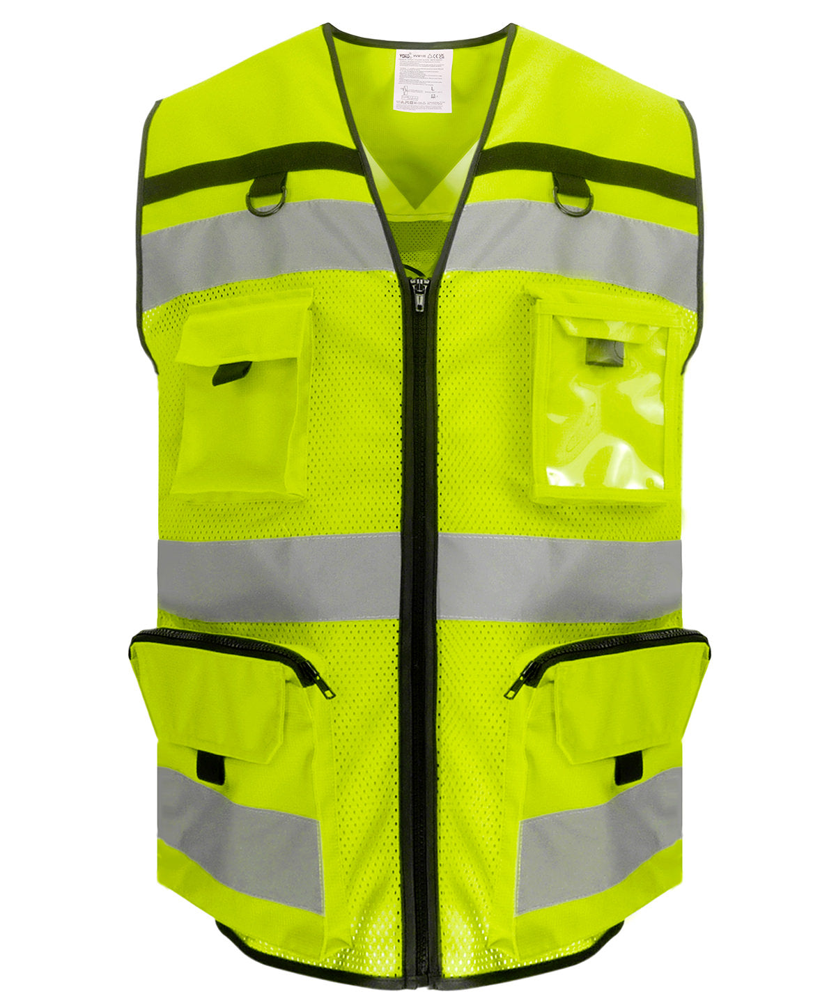 Yoko Hi-vis Ripstop Tool Vest (HVW108) Garment – Custom Embroidered & Printed Safety Vests