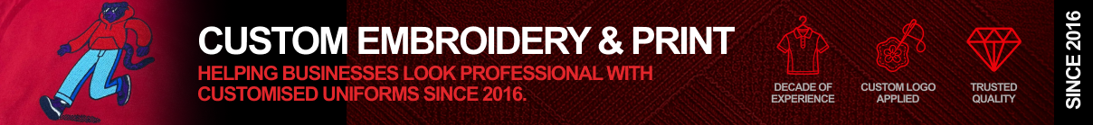Custom embroidery & print since 2016