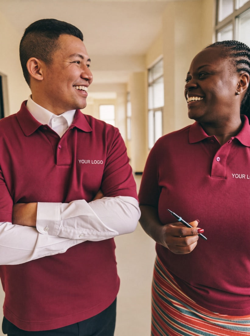 School staff polos